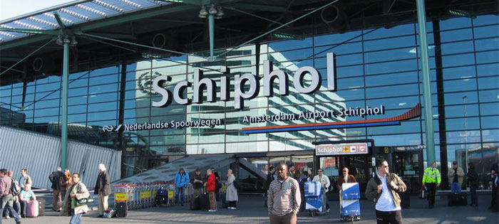 Aeropuerto de Schiphol en Amsterdam.