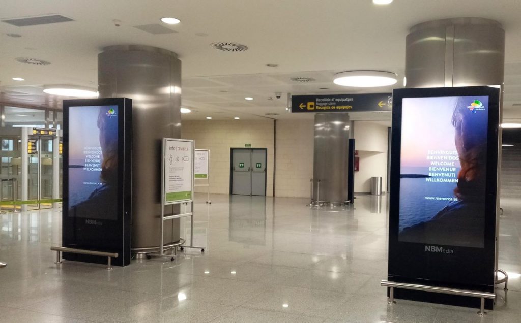 Llegada al aeropuerto de Menorca