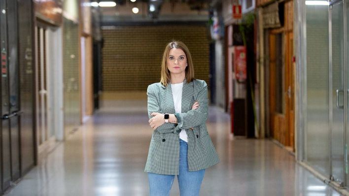 Marga Prohens, en una imagen captada tras la entrevista (Foto: Grupo La Siesta - Mallorcadiario.com)