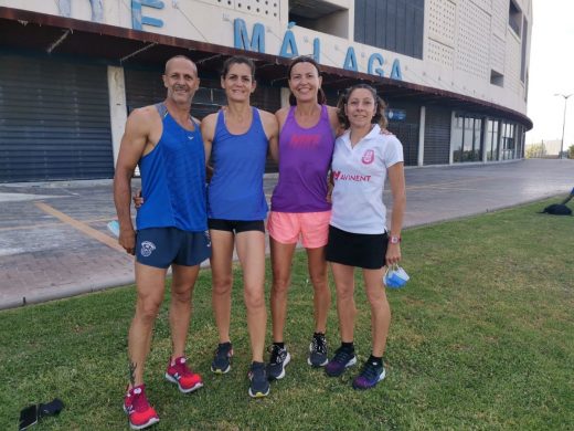 Triple medalla de oro en máster W45 para la atleta menorquina Lita López