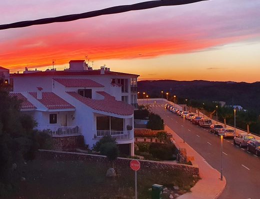 Puesta de sol en Maó (Foto: Fernando Andreu Garcia)