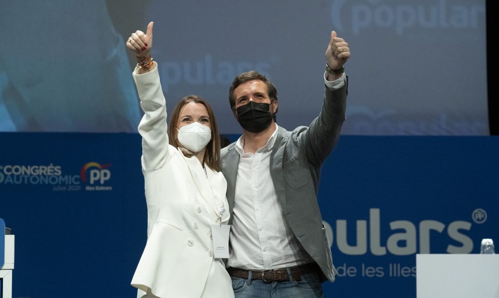 Marga Prohens y Pablo Casado.