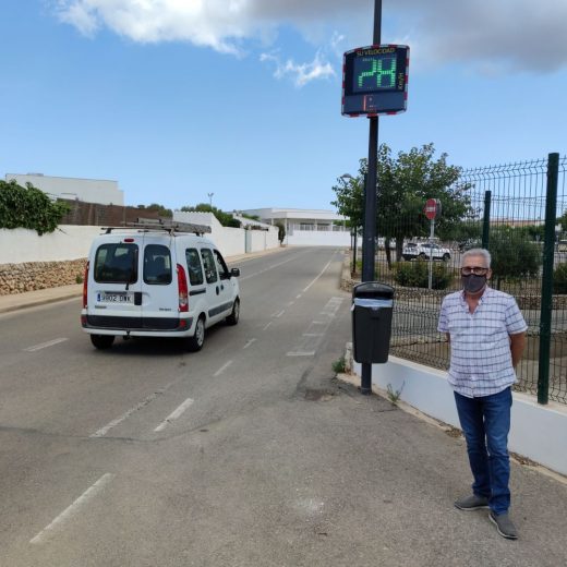 uno de los radares en Sant Lluís