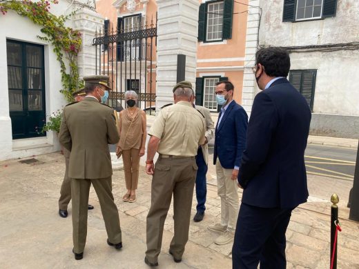 (Fotos y vídeo) El coronel Víctor Manuel Herrero preside el Consorcio Militar de Menorca