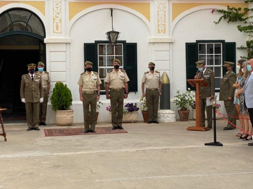 (Fotos y vídeo) El coronel Víctor Manuel Herrero preside el Consorcio Militar de Menorca