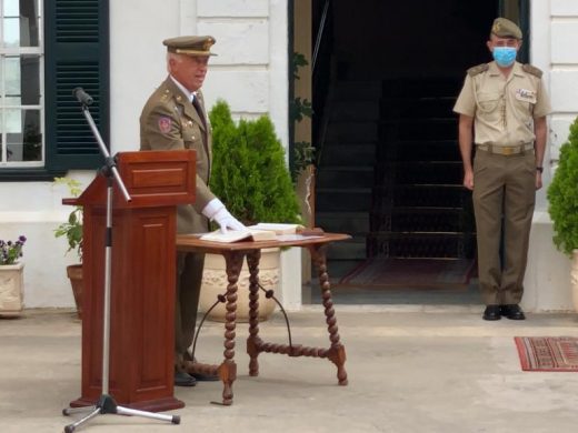 (Fotos y vídeo) El coronel Víctor Manuel Herrero preside el Consorcio Militar de Menorca