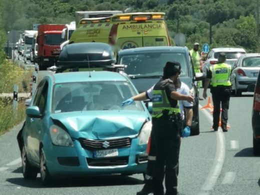 Accidente en la carretera general