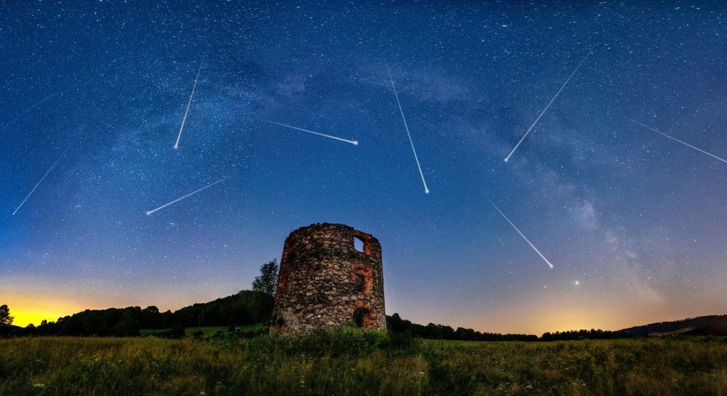 lluvia de estrellas.