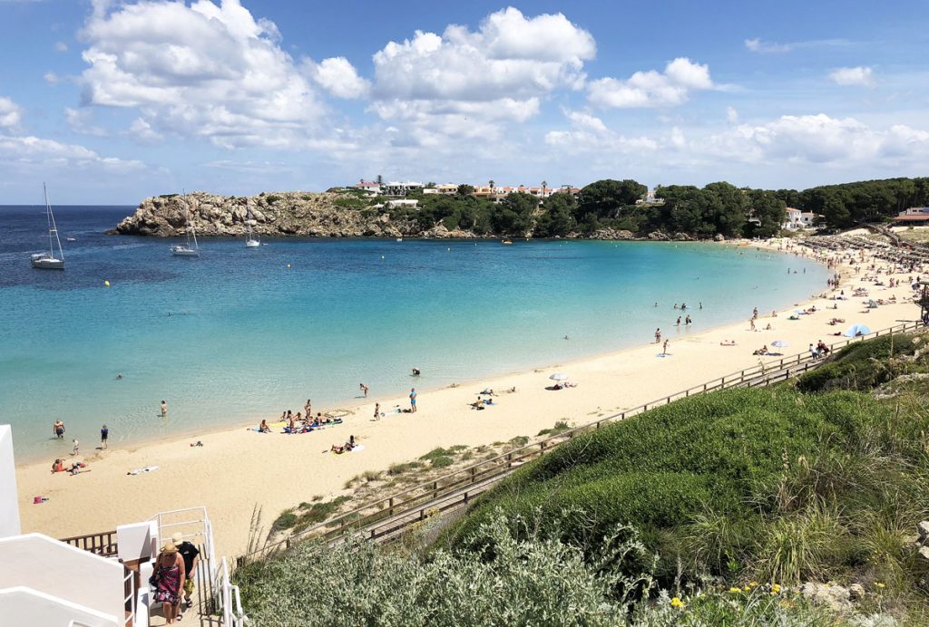 Día de playa este viernes en Menorca.