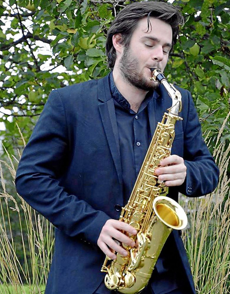 El saxofonista menorquín Xavier Larsson.