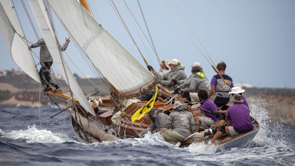 Viola (1908) ha participado por primera vez en la regata de Maó (Fotos: Luis Fernández)