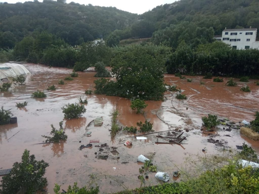 Imagen de Arbres d'Algendar después de las lluvias torrenciales de setiembre de 2021