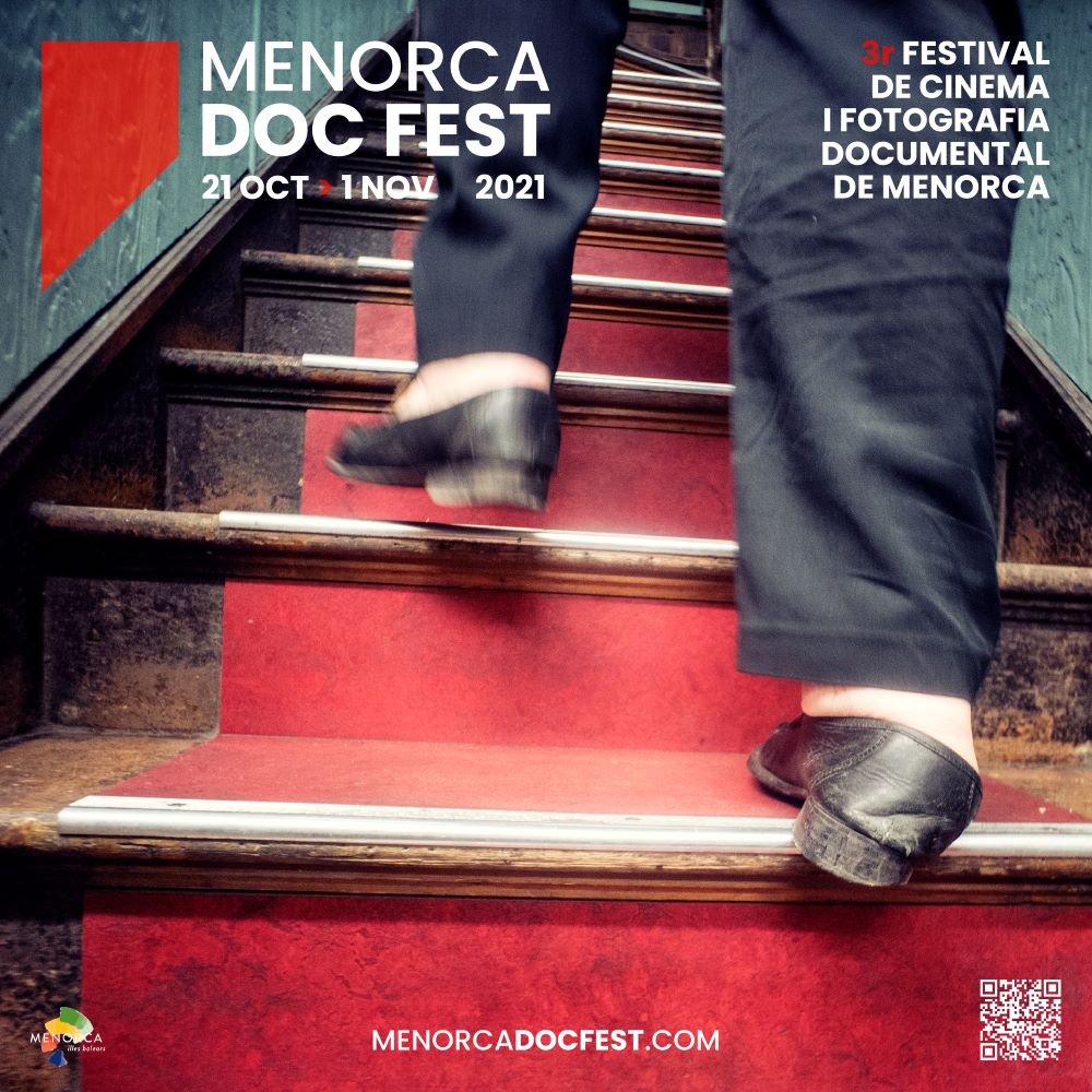 Cartel oficial de Menorca Doc Fest 2021 con una imagen del fotógrafo Lluís Real