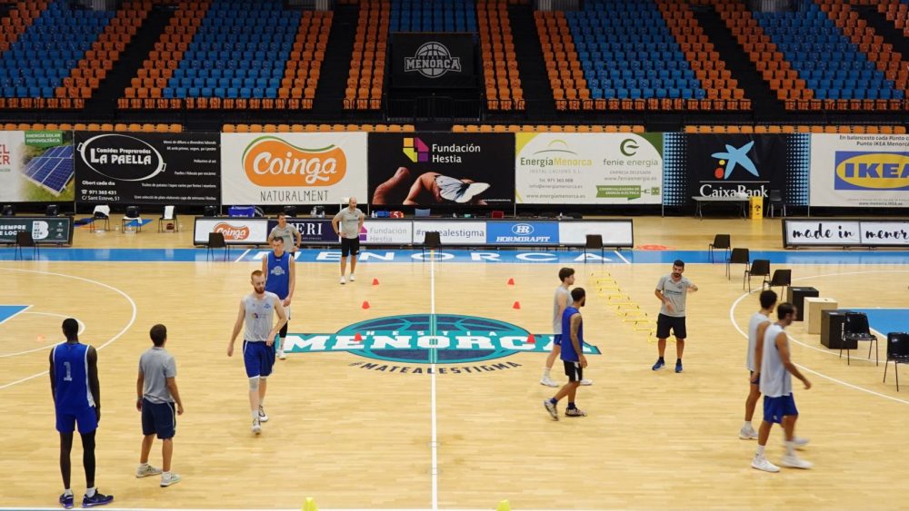 Imagen de la primera sesión de entrenamiento.