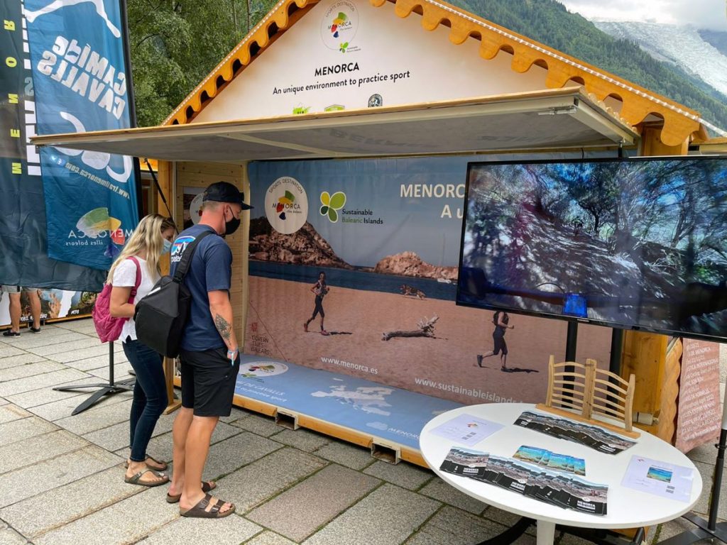 Stand de Menorca en el Salón Ultra-Trail 2021