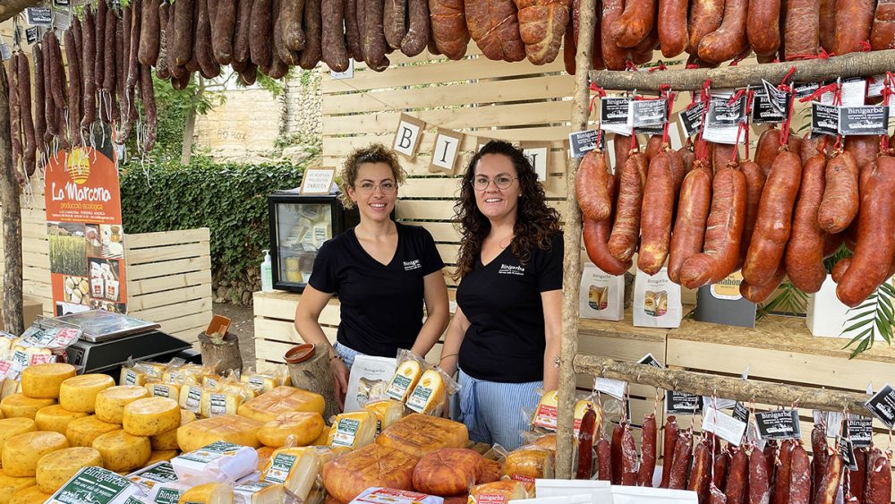 Uno de los expositores con productos de Menorca (Fotos: Tolo Mercadal)