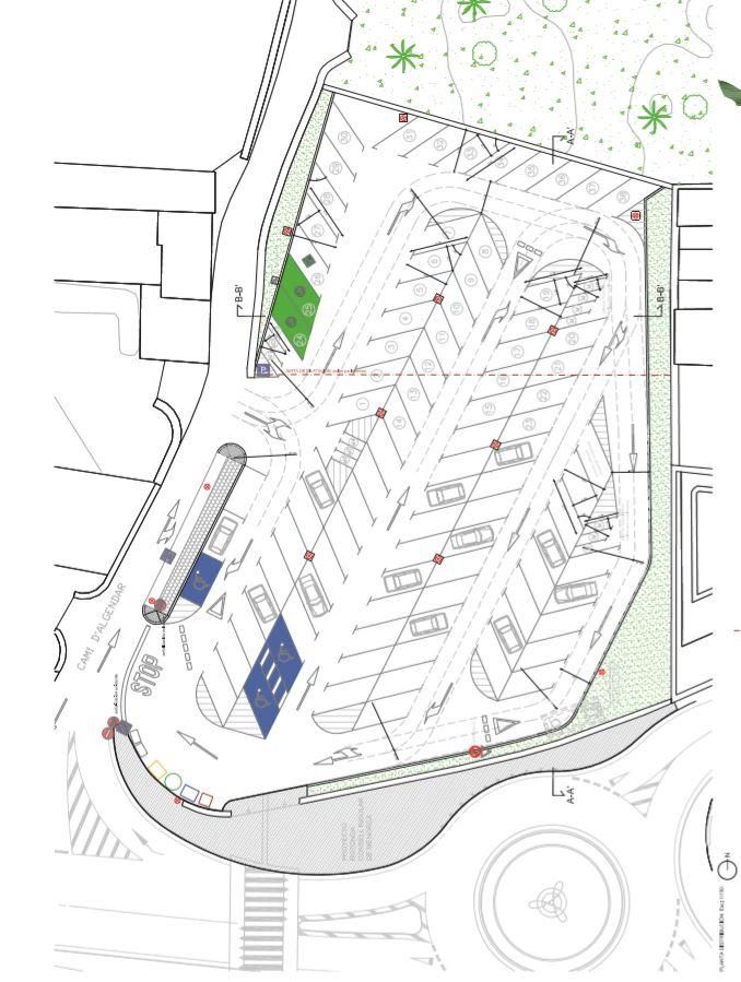 Plano de la ampliación que llevará a cabo el Ayuntamiento de Maó