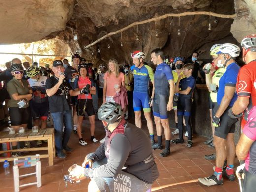 Primeras pedaladas de la XX Volta Cicloturista Internacional de Menorca