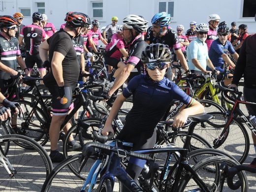 Primeras pedaladas de la XX Volta Cicloturista Internacional de Menorca