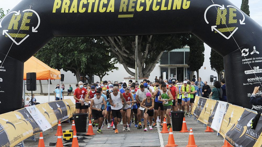 Imagen de la salida de la carrera (Fotos: Tolo Mercadal)