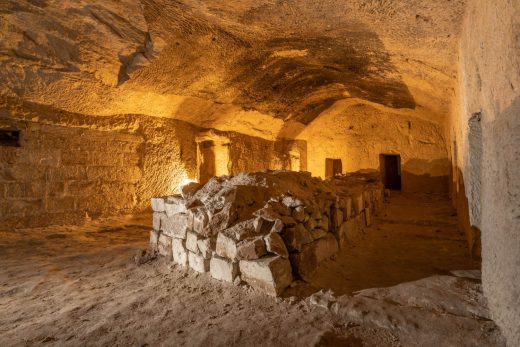 Interior del Castell de Sant Felip.