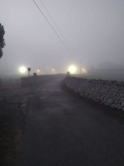 Esta mañana se han dado algunos bancos de niebla en Menorca (Foto: FFT)