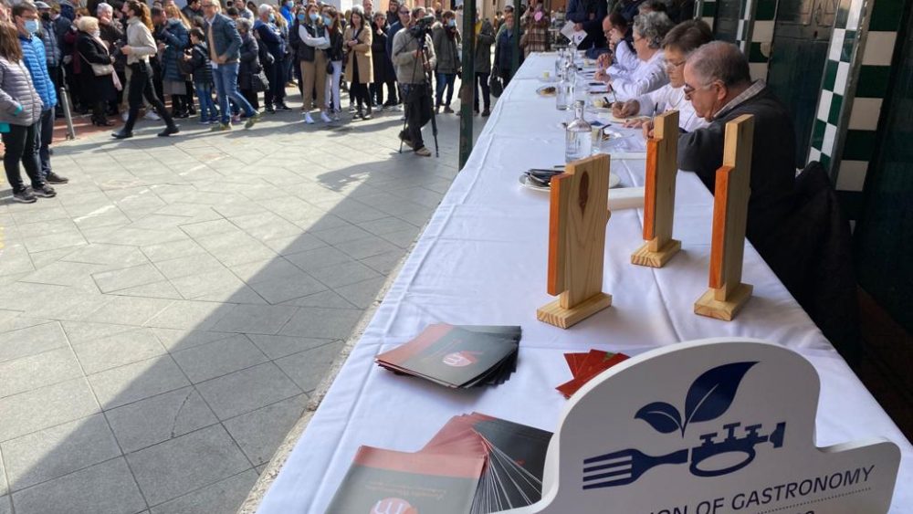 Imagen del jurado en un momento del acto en Ciutadella (Fotos: Tolo Mercadal)