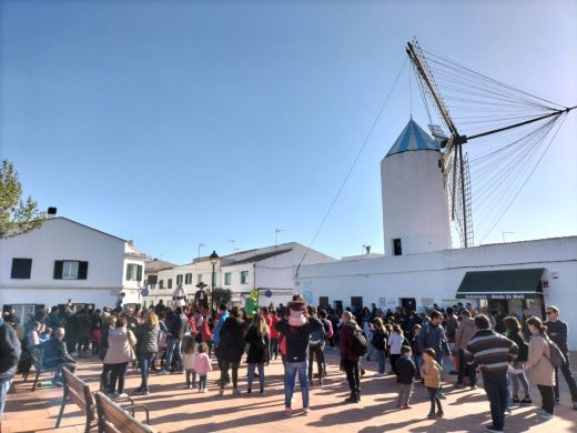 (Fotos y vídeo) Tres llamadas y ‘Joan Flametes’ vuelve a Sant Lluís