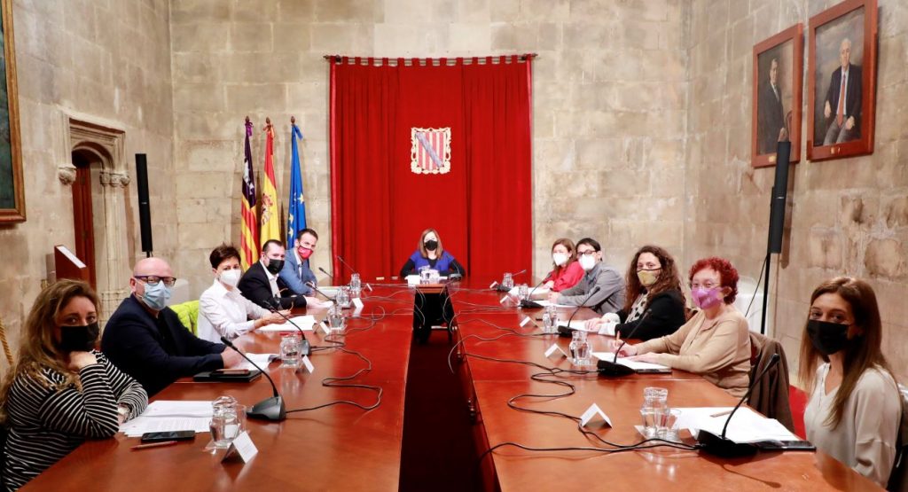 Imagen de la reunión celebrada esta mañana en Mallorca