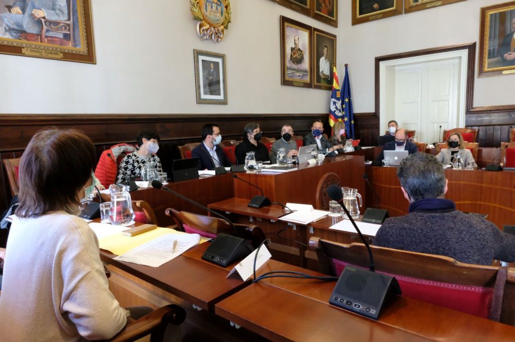 Imagen de la reunión celebrada esta mañana en Maó