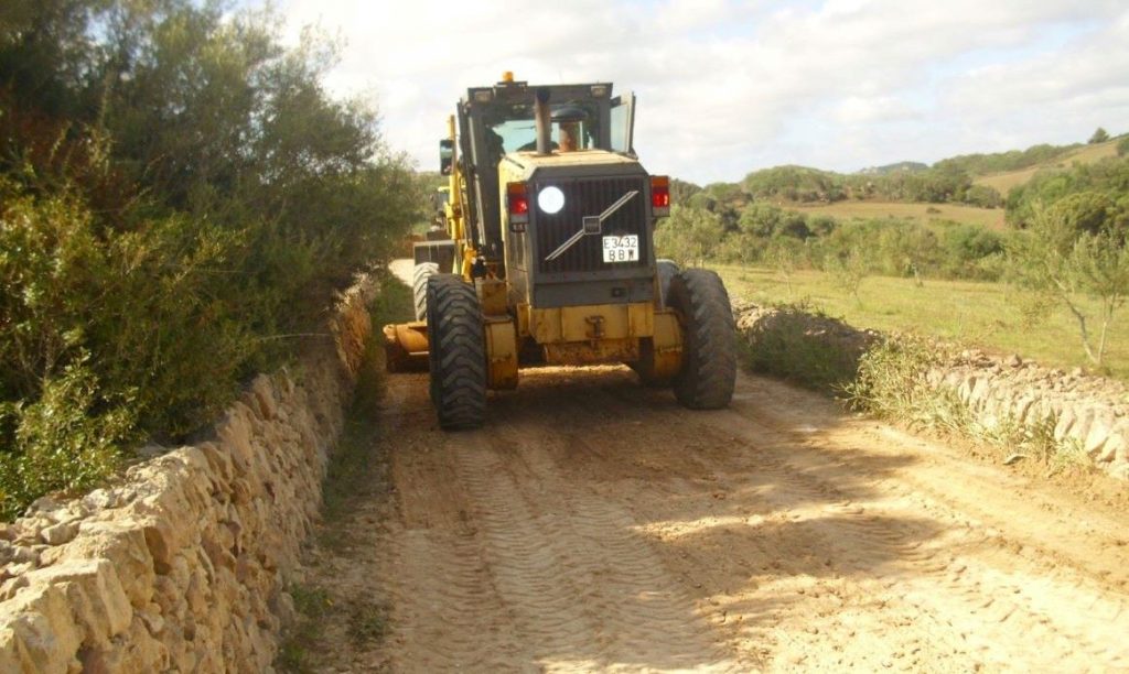 Obras en el Camí d'Alforí