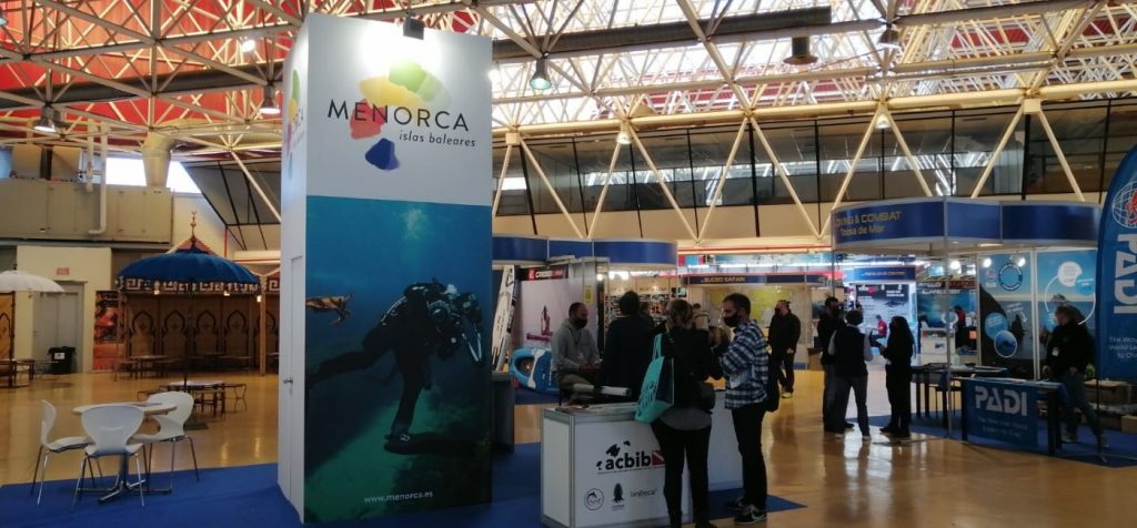 Stand de Menorca en eel Mediterranean Diving Show