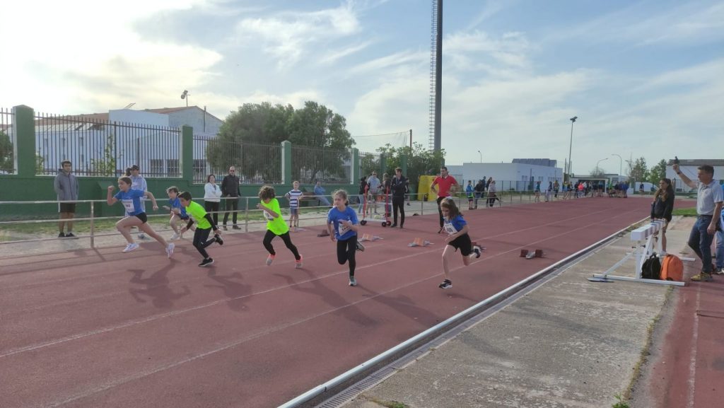 Carrera de los 60 metros lisos.