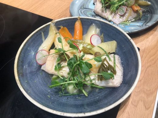 (Fotos) Un plato de Menorca cocinado en París