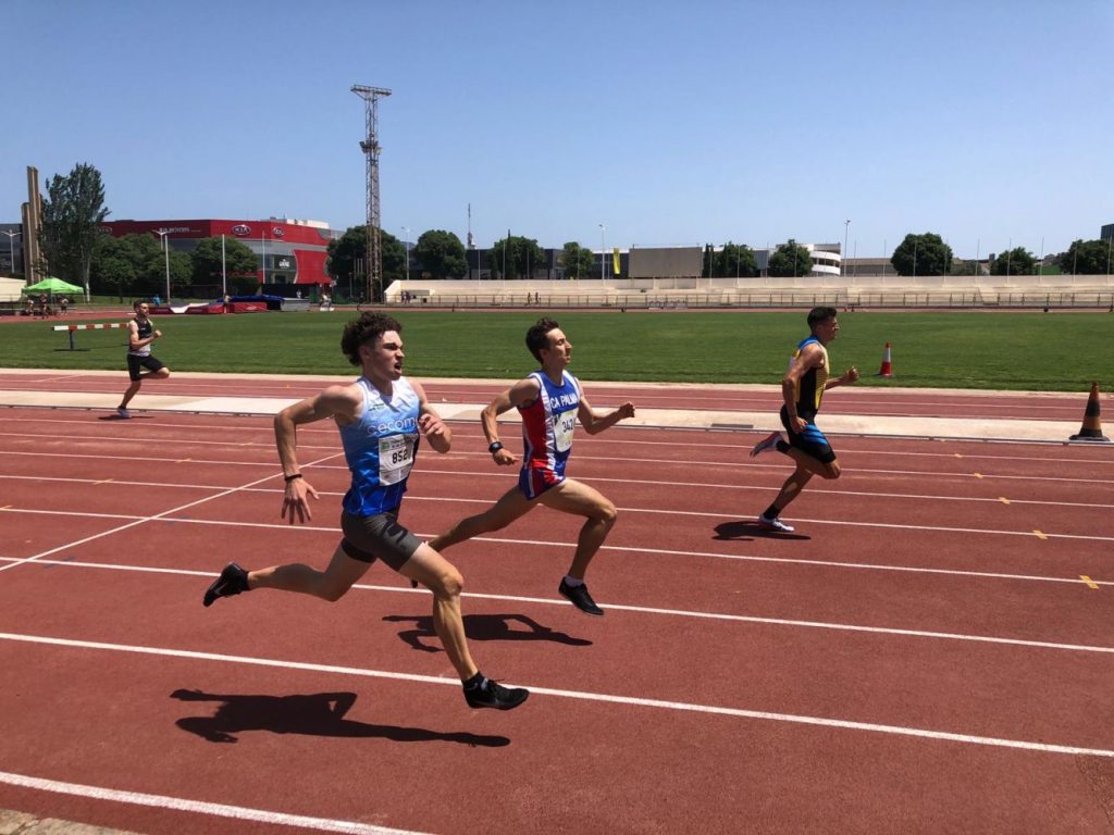 Sergi Pons, en la prueba de 400 metros.