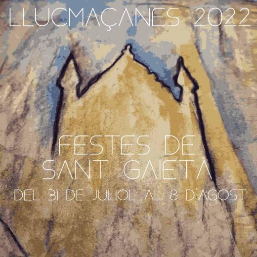 Portada del programa de Sant Gaietà 2022 elaborada por el pintor Llorenç Pons