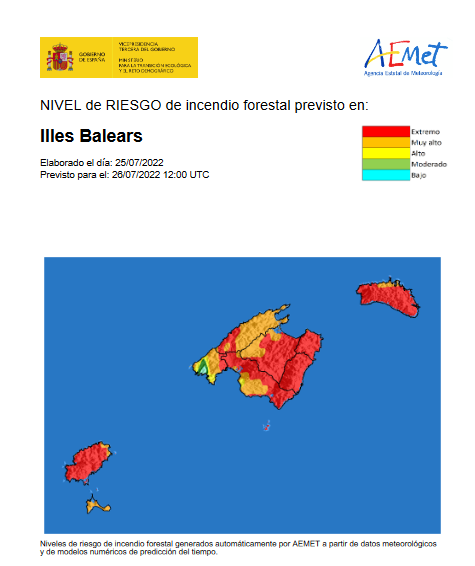 Mapa de la Aemet