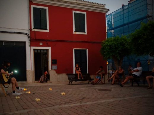 Ambiente a la luz de las velas en Alaior