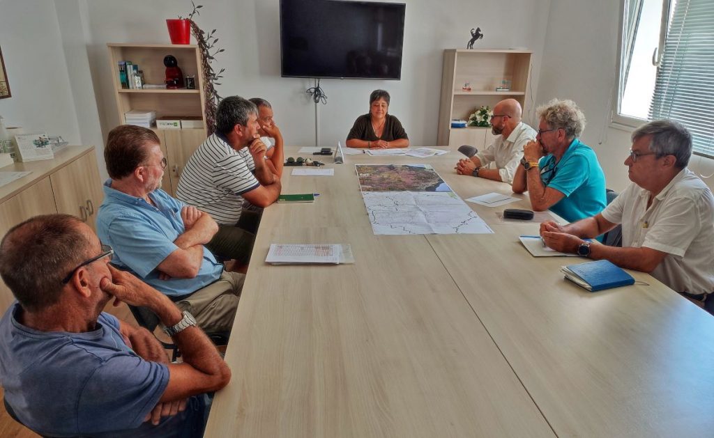 Reunión celebrada esta semana en Sant Lluís