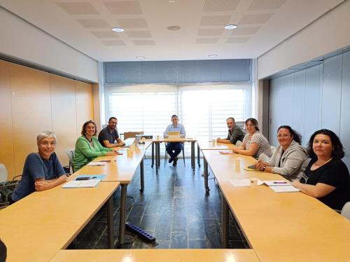 Imagen de la reunión celebrada esta mañana en el Consell de Menorca