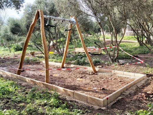 (Fotos) Han comenzado las obras del nuevo parque infantil de Trebalúger