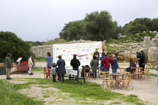 López, durante el acto de clausura de la Becatalaiotica 2022. FOTO.- CIME