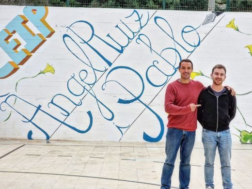 (Fotos) El CEIP Àngel Ruiz i Pablo de Es Castell estrena mural