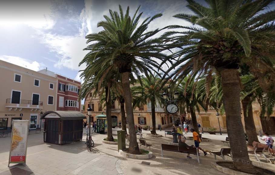 Plaza de Ses Palmeres en Ciutadella