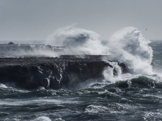 (Fotos) Así ruge el mar en Menorca