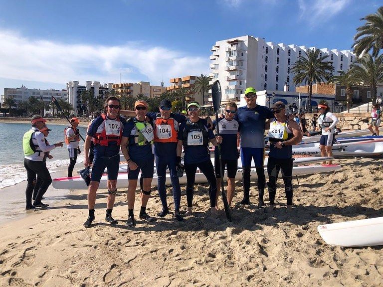 Palistas de Ciutadella en el campeonato balear (Foto: Es Nàutic)