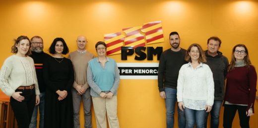 Miembros de la candidatura de PSM-Més per Menorca en Ciutadella