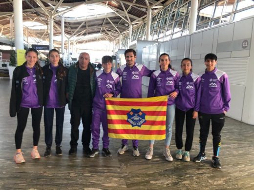 Equipo menorquín en Pamplona este fin de semana (Foto: Delegación de Atletismo de Menorca)