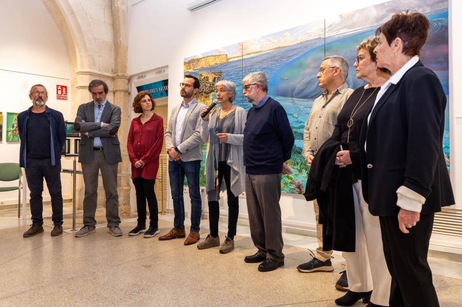 Acto de inauguración de la exposición de X. Jansà