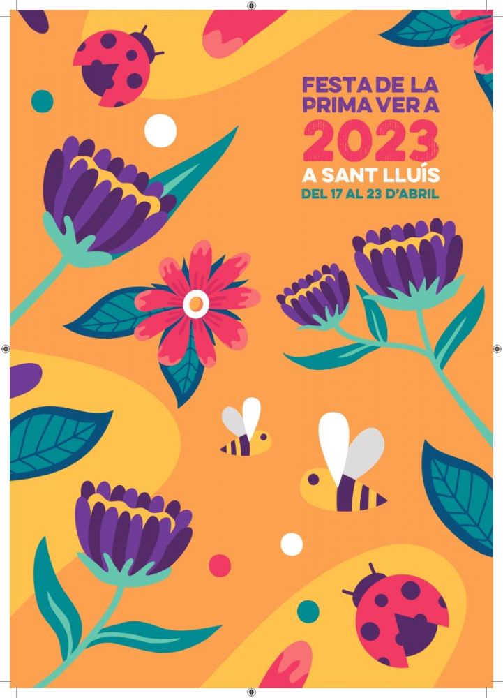 Cartel de la Fiesta de Primavera Sant Lluís 2023